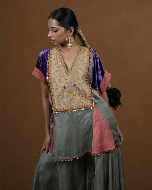 Olive & Velvet Fusion Tunic Set