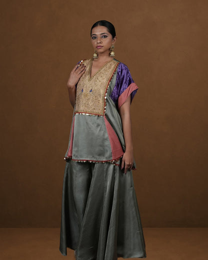 Olive & Velvet Fusion Tunic Set