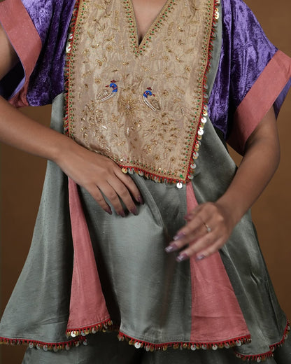 Olive & Velvet Fusion Tunic Set